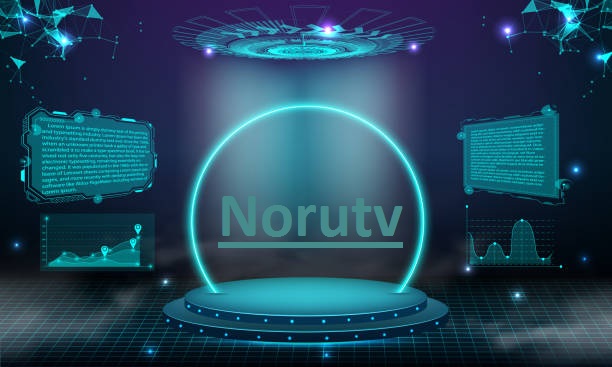 "Norutv streaming interface displaying popular movies and TV shows."